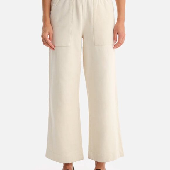 NWT Mate the Label Organic Fleece Wide Leg Pant Sweatpants - Picture 1 of 7